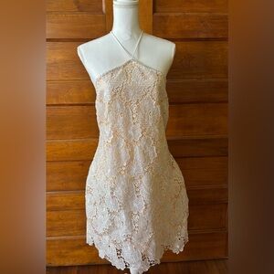 Fashion Nova Candace Lace Mini Dress NWT